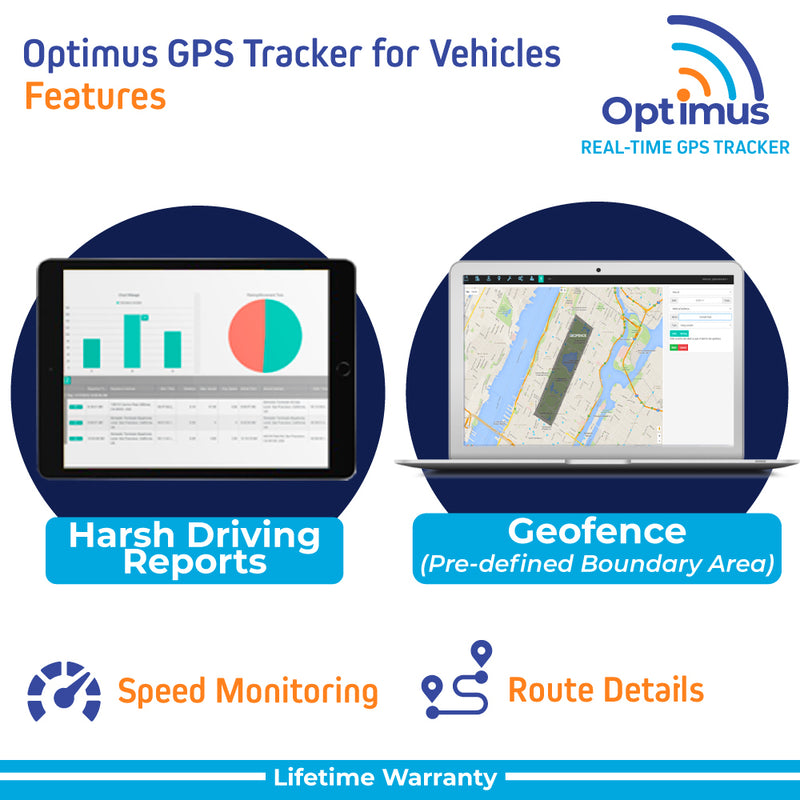 Optimus GPS Tracker for Vehicles - Easy Install Directly on Car's Battery