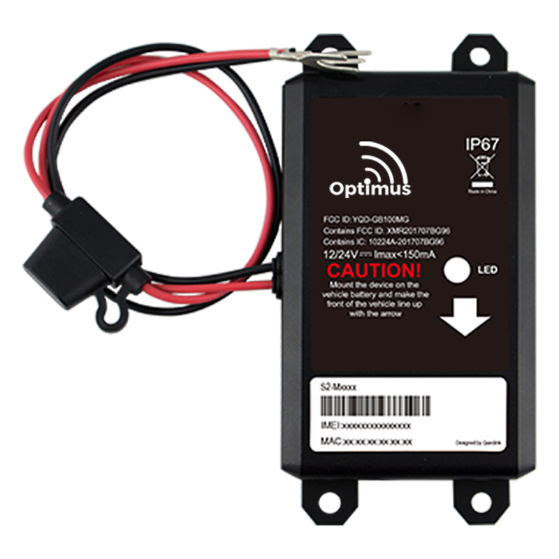 Optimus GPS Tracker for Vehicles - Easy Install Directly on Car's Battery